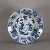 W479 Chinese blue and white deep plate, Kangxi (1662-1722)