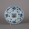 W485 Chinese armorial saucer, Qianlong (1736-1795)