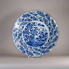 W488 Pair of unusual Chinese blue and white dishes, Kangxi(1662-1722)