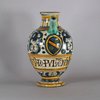 W511 Italian Montelupo wet drug jar in tin-glazed earthenware