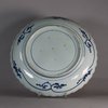 W521 Japanese Arita blue and white plate, c.1680