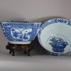 W526 A pair of large Chinese blue and white punch bowls, Kangxi (1662-1722)