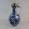 W55 Japanese blue and white Arita ewer, circa 1680