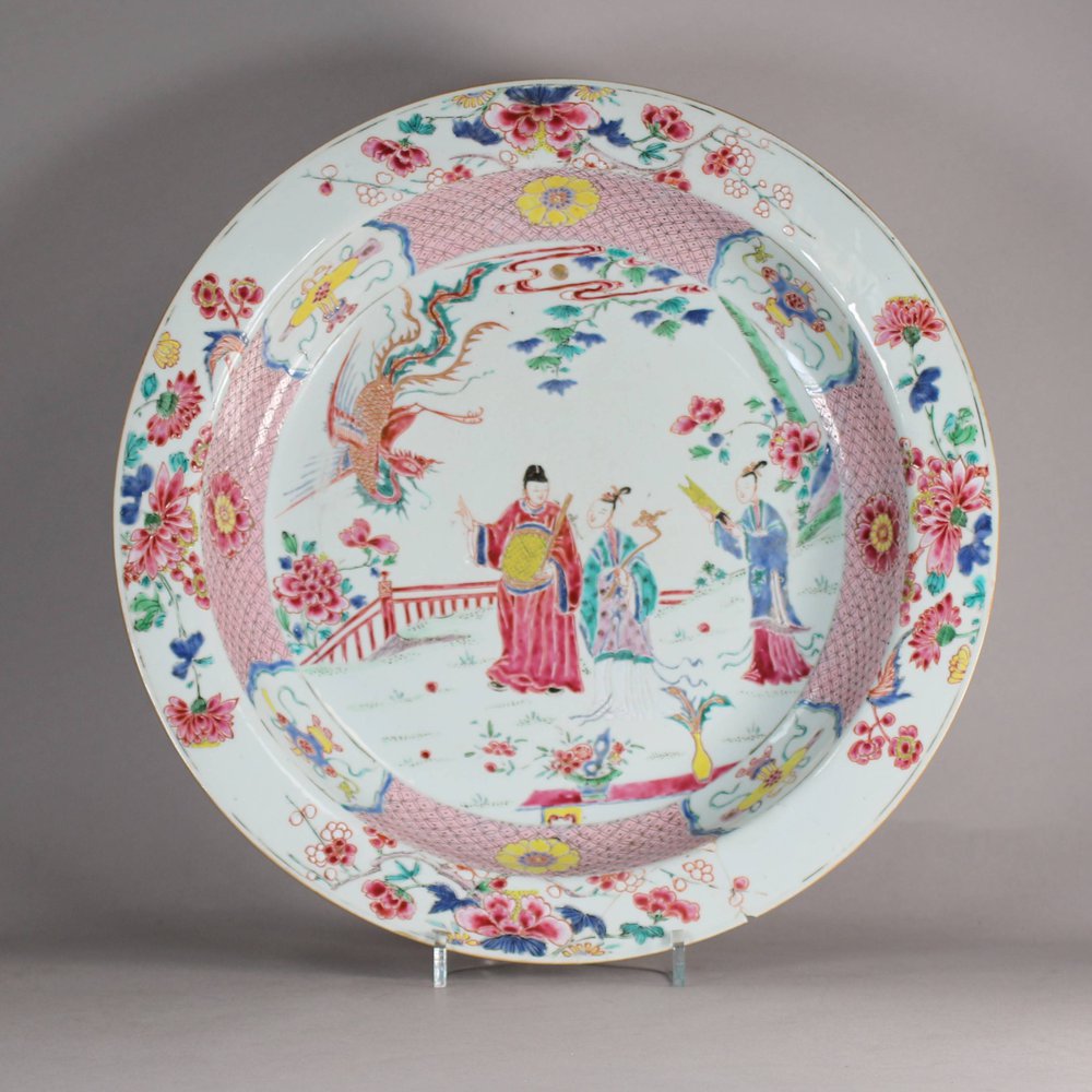 W583 Chinese Famille Rose Charger, Yongzheng (1723-35)