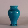 W589 Chinese turquoise-glazed vase, Kangxi (1662-1722)