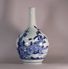 W611 Japanese Arita blue and white gallipot, c.1670