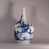 W611 Japanese Arita blue and white gallipot, c.1670