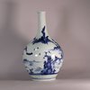 W611 Japanese Arita blue and white gallipot, c.1670