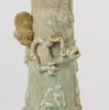 W627 Near Pair of Qingbai Funerary Vases, Song Dynasty (960-1279)