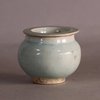 W630 Chinese small Qingbai jar and cover.Song 12th century AD