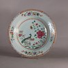W647 Chinese famille rose double peacock soup plate, Qianlong (1736-95)
