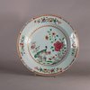 W648 Chinese famille rose double peacock soup plate, Qianlong (1736-95)
