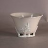 W655 Chinese blanc de chine libation cup, Kangxi (1662-1722)