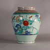 W658 Japanese kakiemon style jar, late 17th century