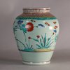 W658 Japanese kakiemon style jar, late 17th century