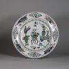 W673 Chinese famille verte plate, Kangxi (1662-1722)