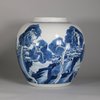 W675 Chinese blue and white jar, Kangxi (1662-1722)