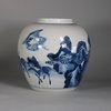 W675 Chinese blue and white jar, Kangxi (1662-1722)