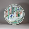 W676 Chinese famille verte plate, Kangxi (1662-1722)