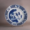 W683 Chinese blue and white plate, Kangxi (1662-1722)