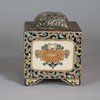 W701 A Japanese Satsuma tea caddy with lid, Meiji (1868-1912)