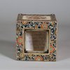 W701 A Japanese Satsuma tea caddy with lid, Meiji (1868-1912)