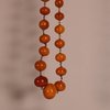 W704 Amber necklas