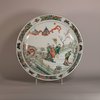 W708 Chinese famille verte plate, Kangxi (1662-1722)
