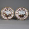 W712 Pair of Meissen saucers, c.1735