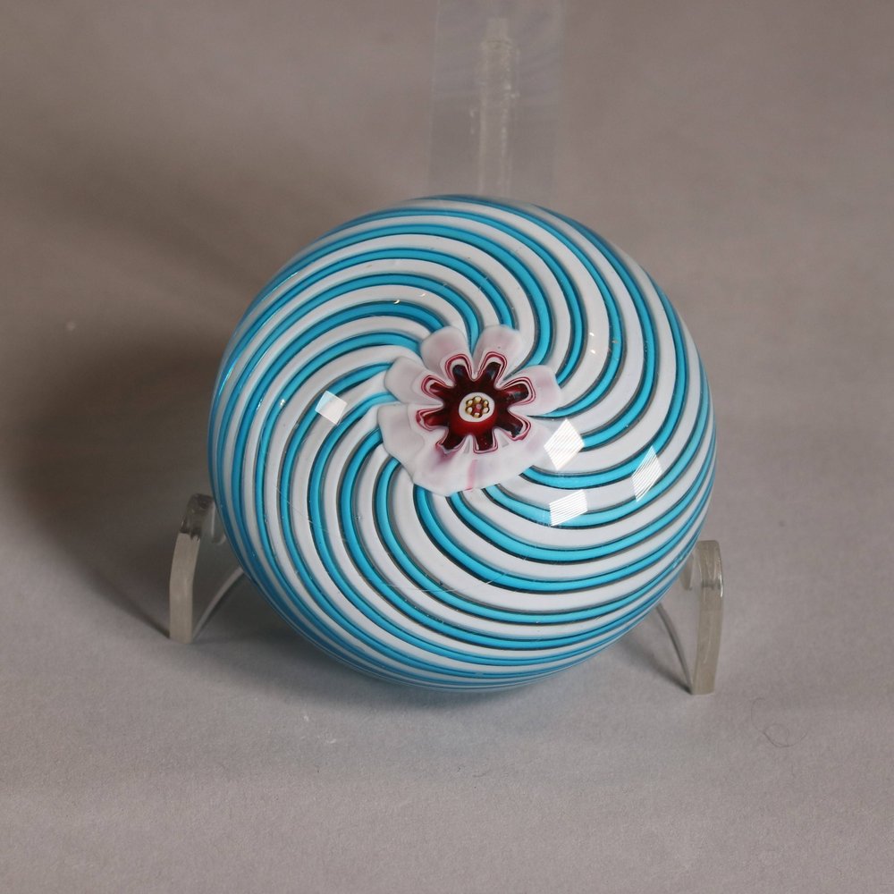 W715 A Clichy swirl glass paperweight, c.1850