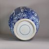 W719 Chinese large blue and white ovoid jar, Kangxi (1662-1722)