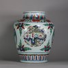 W720 Chinese wucai baluster 'dragon' vase, Chongzhen (1627-44)