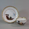 W72 A Meissen teabowl and saucer, circa 1740