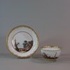 W74 A Meissen teabowl and saucer, circa 1740