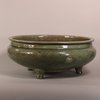 W753 Chinese 'longquan' celadon tripod censer, late Ming