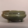 W753 Chinese 'longquan' celadon tripod censer, late Ming