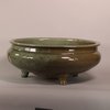 W753 Chinese 'longquan' celadon tripod censer, late Ming