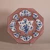 W774 Engish octagonal delft plate, circa 1740, d