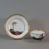 W77 A Meissen teabowl and saucer, circa 1740