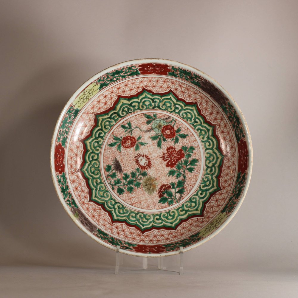 W780 Chinese famille verte dish, Kangxi (1662-1722)