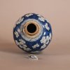 W784 Chinese blue and white ginger jar and cover