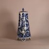 W794 Japanese Arita blue and white coffee pot and cover, late 17th century