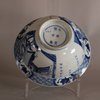 W813 Chinese blue and white bowl, Kangxi (1662-1722), decorated with , Kangxi mark to the base and of the period