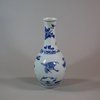 W87 Blue and white pear-shape bottle