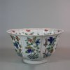 W92 Famille verte ‘birds and flowers’ moulded bowl