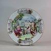 W93 Pair of Chinese Famille Rose ‘Judgement of Paris’ plates