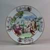 W93 Pair of Chinese Famille Rose ‘Judgement of Paris’ plates