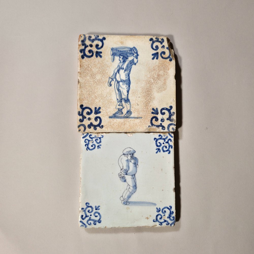 W951 Dutch blue and white tiles century 18th century