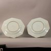 W991 Pair of famille rose plates early Qianlong
