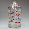 X121 Bohemian glass bottle, 18th century